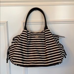 kate spade New York Striped Stevie Bag